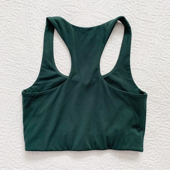 Girlfriend‎ Collective Paloma Racerback Bra, Moss - Picture 6 of 7